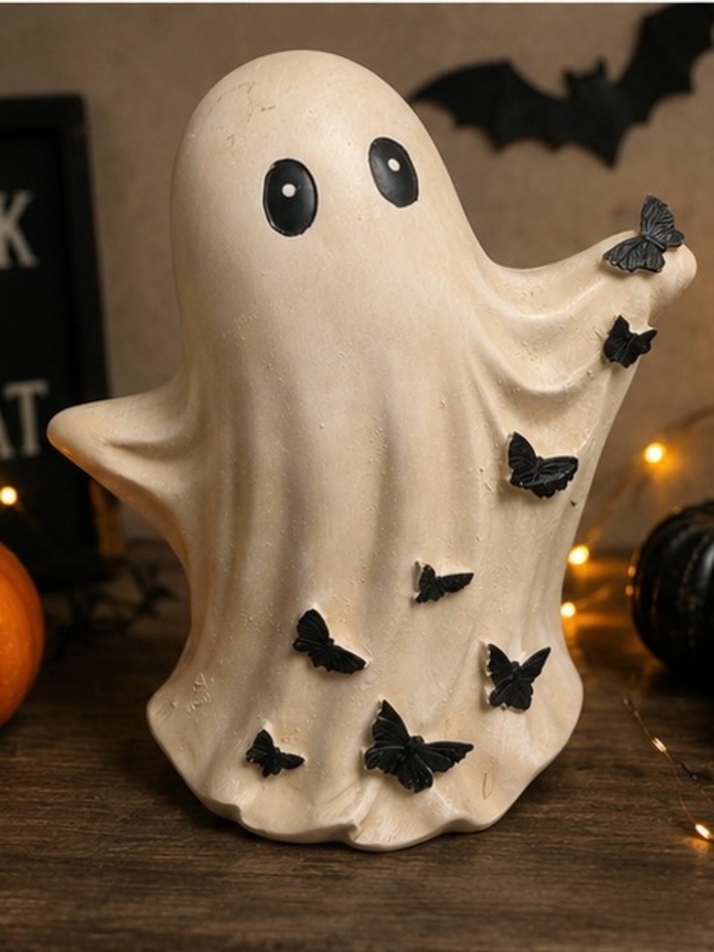 Martha Stewart Ghost with Black Butterflies, Martha Stewart Butterfly Ghost